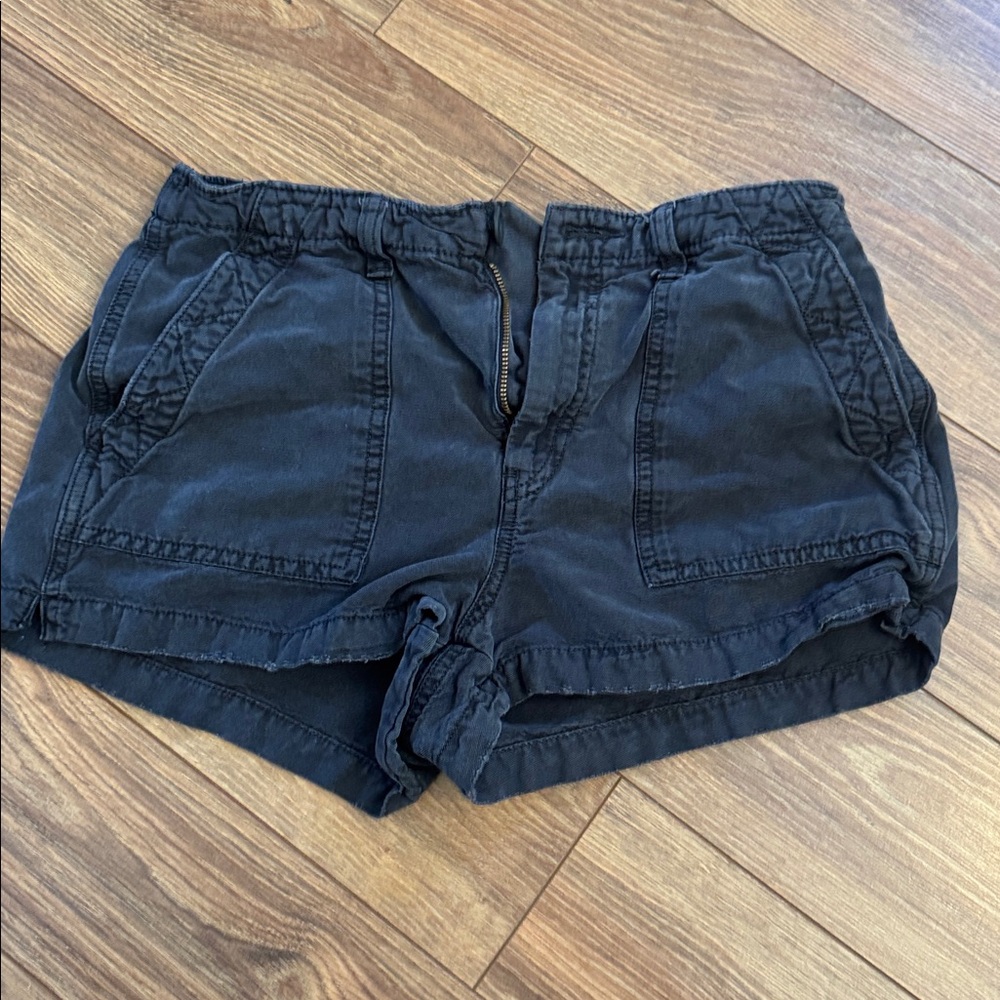 Vintage Aerie Charcoal Elastic Waist Shorts